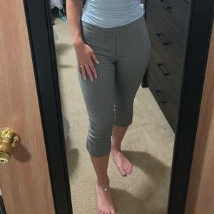 Black and White Checker Dress Pants